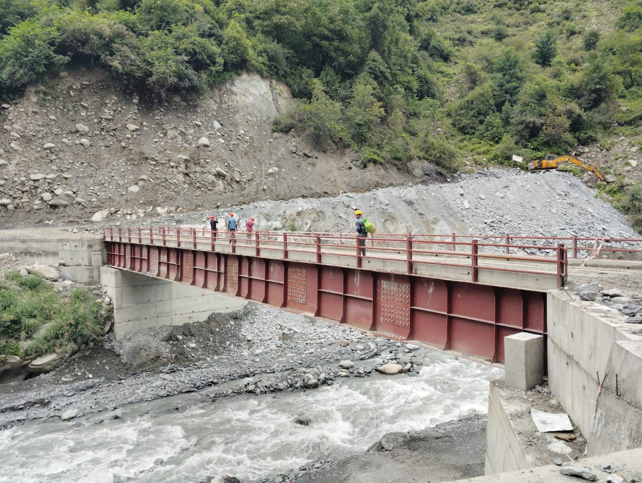 Bridge construction at AC'N'C project site