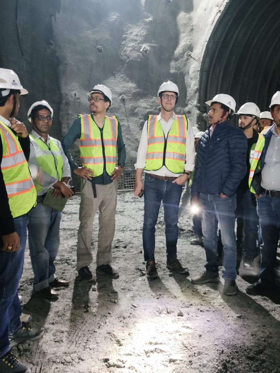 Current Chanju-III hydropower tunnel work